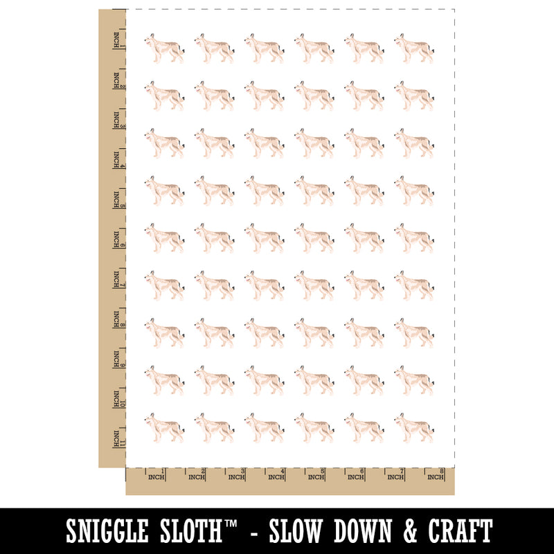 Berger Picard Dog Solid Temporary Tattoo Water Resistant Fake Body Art Set Collection (1 Sheet)