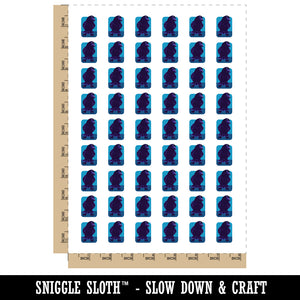 Curious Crow Raven Tilting Head Temporary Tattoo Water Resistant Fake Body Art Set Collection (1 Sheet)