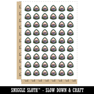 Continental Divide Trail Hiking Triple Crown Temporary Tattoo Water Resistant Fake Body Art Set Collection (1 Sheet)