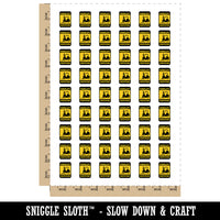 Forklift Certified Heavy Work Machine Operator Temporary Tattoo Water Resistant Fake Body Art Set Collection (1 Sheet)