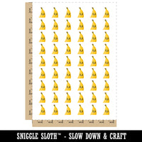 Happy Peeking Pocket Banana Temporary Tattoo Water Resistant Fake Body Art Set Collection (1 Sheet)