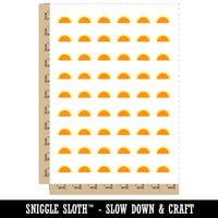 Pocket Full of Sunshine Sunrise Sunset Temporary Tattoo Water Resistant Fake Body Art Set Collection (1 Sheet)