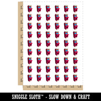 Arcade Retro Gaming Cabinet Temporary Tattoo Water Resistant Fake Body Art Set Collection (1 Sheet)