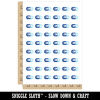 Chill Pill Funny Temporary Tattoo Water Resistant Fake Body Art Set Collection (1 Sheet)