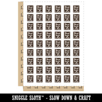 Dead Inside Goth Skeleton Macabre Temporary Tattoo Water Resistant Fake Body Art Set Collection (1 Sheet)