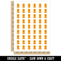 Honey Bottle Bear with Cap Temporary Tattoo Water Resistant Fake Body Art Set Collection (1 Sheet)