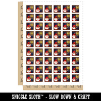 Grumpy Gnome Window Funny Temporary Tattoo Water Resistant Fake Body Art Set Collection (1 Sheet)