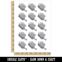 Watering Can Gardening Plants Solid Temporary Tattoo Water Resistant Fake Body Art Set Collection (1 Sheet)