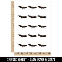 Flying Eagle Solid Temporary Tattoo Water Resistant Fake Body Art Set Collection (1 Sheet)