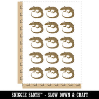 Lizard Solid Temporary Tattoo Water Resistant Fake Body Art Set Collection (1 Sheet)