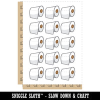 Toilet Paper Doodle Temporary Tattoo Water Resistant Fake Body Art Set Collection (1 Sheet)