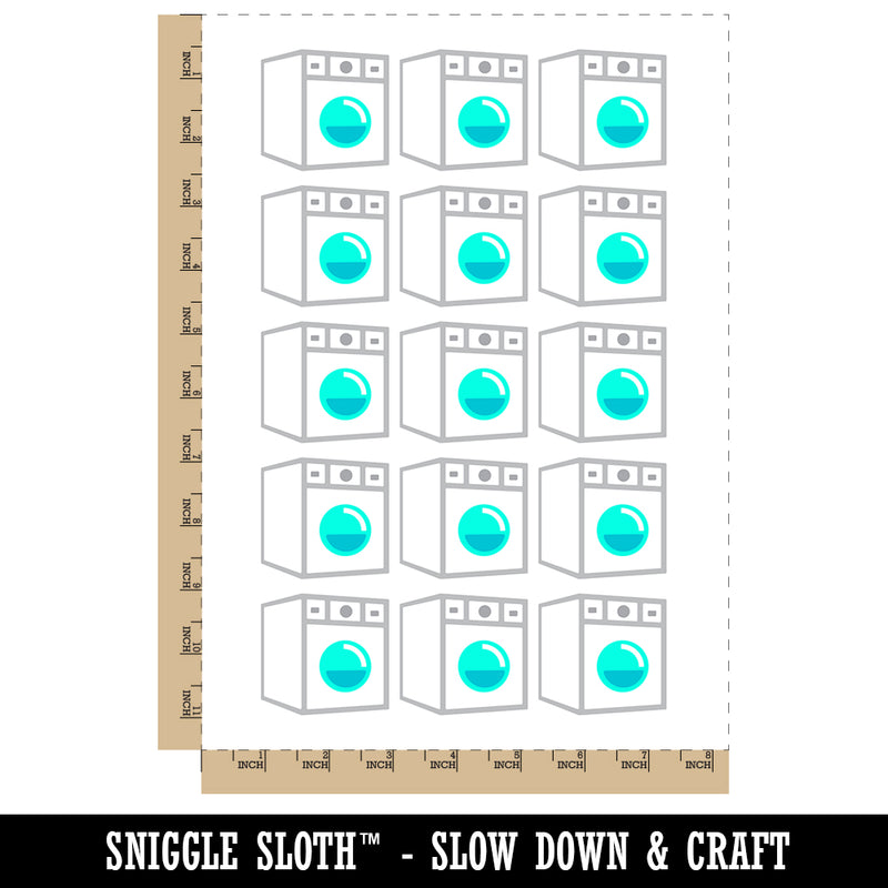 Washing Machine Temporary Tattoo Water Resistant Fake Body Art Set Collection (1 Sheet)