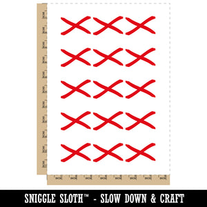 Alabama with Waving Flag Cute Temporary Tattoo Water Resistant Fake Body Art Set Collection (1 Sheet)