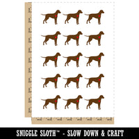 Dalmatian Dog with Heart Temporary Tattoo Water Resistant Fake Body Art Set Collection (1 Sheet)