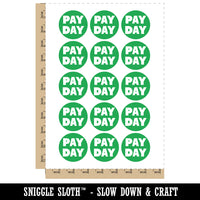 Pay Day Bold Text Work Temporary Tattoo Water Resistant Fake Body Art Set Collection (1 Sheet)