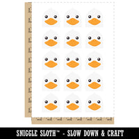 Peeking Duck Goose Temporary Tattoo Water Resistant Fake Body Art Set Collection (1 Sheet)