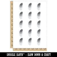 Stout Bird Feather Temporary Tattoo Water Resistant Fake Body Art Set Collection (1 Sheet)