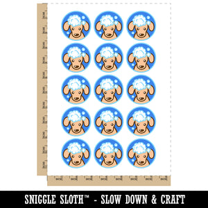 Dog Wash Bubble Bath Temporary Tattoo Water Resistant Fake Body Art Set Collection (1 Sheet)