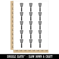 Spatula Kitchen Utensil BBQ Grilling Temporary Tattoo Water Resistant Fake Body Art Set Collection (1 Sheet)