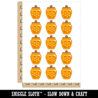 Honey Jar with Honeycomb Temporary Tattoo Water Resistant Fake Body Art Set Collection (1 Sheet)
