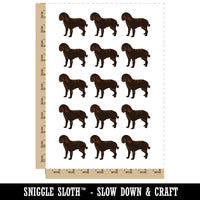 American Water Spaniel Dog Solid Temporary Tattoo Water Resistant Fake Body Art Set Collection (1 Sheet)