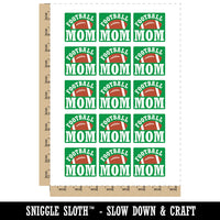 Football Mom Temporary Tattoo Water Resistant Fake Body Art Set Collection (1 Sheet)