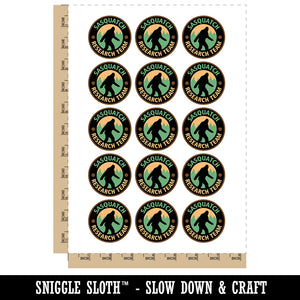 Sasquatch Research Team Bigfoot Cryptid Temporary Tattoo Water Resistant Fake Body Art Set Collection (1 Sheet)