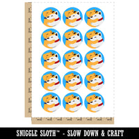 Dog Best Friends Hugging Temporary Tattoo Water Resistant Fake Body Art Set Collection (1 Sheet)