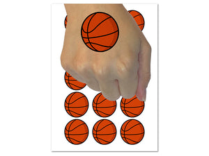 Basketball Sport Temporary Tattoo Water Resistant Fake Body Art Set Collection (1 Sheet)