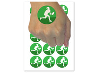 Woman Tennis Player Sports Temporary Tattoo Water Resistant Fake Body Art Set Collection (1 Sheet)