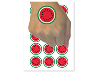 Inside of Whole Melon Temporary Tattoo Water Resistant Fake Body Art Set Collection (1 Sheet)