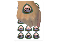 Continental Divide Trail Hiking Triple Crown Temporary Tattoo Water Resistant Fake Body Art Set Collection (1 Sheet)