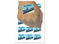 Destination Olympic National Park Temporary Tattoo Water Resistant Fake Body Art Set Collection (1 Sheet)