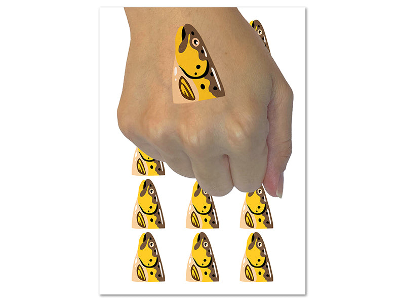 Fish Head Pocket Brown Trout Temporary Tattoo Water Resistant Fake Body Art Set Collection (1 Sheet)
