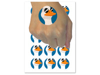 Cool Duck with Sunglasses Temporary Tattoo Water Resistant Fake Body Art Set Collection (1 Sheet)