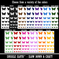 Butterfly Solid Temporary Tattoo Water Resistant Fake Body Art Set Collection