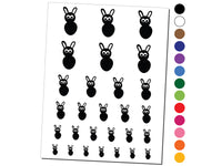 Watchful Rabbit Temporary Tattoo Water Resistant Fake Body Art Set Collection