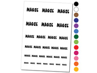 Magic Fun Text Temporary Tattoo Water Resistant Fake Body Art Set Collection