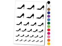 High Heel Pump Shoe Temporary Tattoo Water Resistant Fake Body Art Set Collection