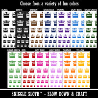 Ski Tram Lift Temporary Tattoo Water Resistant Fake Body Art Set Collection