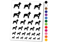 Australian Cattle Dog with Heart Temporary Tattoo Water Resistant Fake Body Art Set Collection