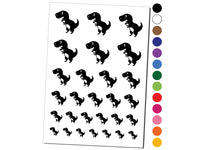 Cute Tyrannosaurus Rex Dinosaur Temporary Tattoo Water Resistant Fake Body Art Set Collection