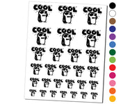 Cool Penguin Temporary Tattoo Water Resistant Fake Body Art Set Collection