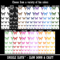 Swallowtail Butterfly Temporary Tattoo Water Resistant Fake Body Art Set Collection