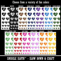 KS Kansas State in Heart Temporary Tattoo Water Resistant Fake Body Art Set Collection