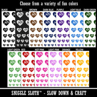 MN Minnesota State in Heart Temporary Tattoo Water Resistant Fake Body Art Set Collection