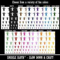 Scarecrow Solid Temporary Tattoo Water Resistant Fake Body Art Set Collection