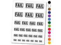 Test Result Fail Temporary Tattoo Water Resistant Fake Body Art Set Collection