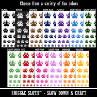 Grizzly Bear Claw Paw Temporary Tattoo Water Resistant Fake Body Art Set Collection