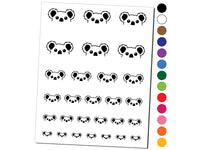 Peeking Koala Temporary Tattoo Water Resistant Fake Body Art Set Collection